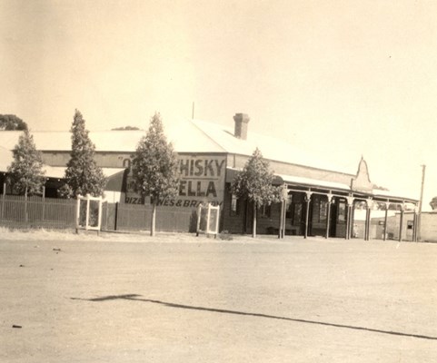 Historical - Side view of Edna May Hotel