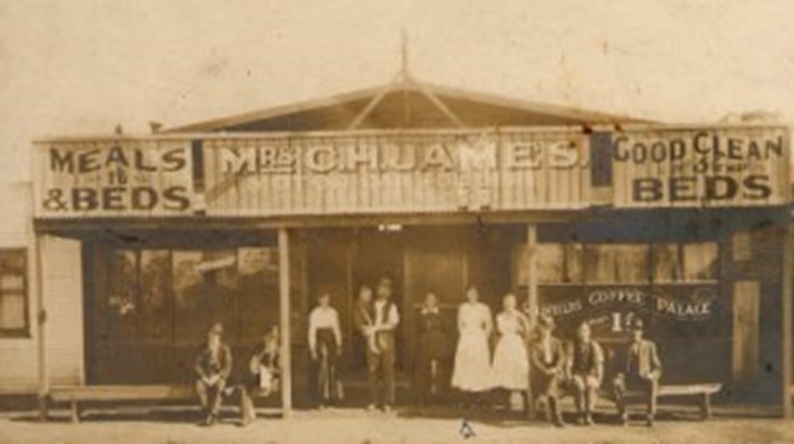 Historical - Mrs James Coffee Palace 1916