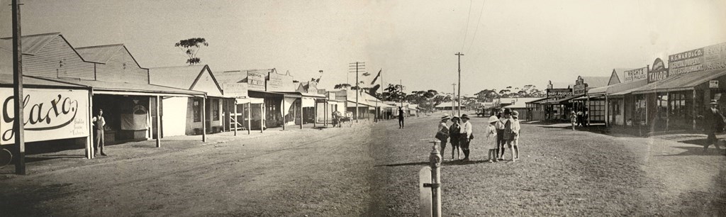 Westonia's main street 1917